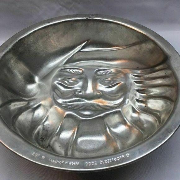 Progressus 2000 #725 Santa Claus Face Christmas Baking Jello Cake Vintage - Picture 6 of 8
